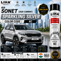 Kia Sonet Sparkling Silver Touch Up Spray Paint – OEM Color Match | LIHA Aerosols 500ml