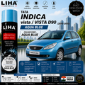 Tata Indica Vista / Vista D90 Aqua Blue Touch Up Spray Paint – OEM Color Match | LIHA Aerosols 500ml