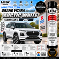 Maruti Suzuki Grand Vitara Arctic White Touch Up Spray Paint – OEM Color Match | LIHA Aerosols 500ml