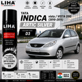 Tata Indica Vista / Vista D90 Arctic Silver Touch Up Spray Paint – OEM Color Match | LIHA Aerosols 500ml