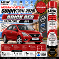 Nissan Sunny Brick Red Touch Up Spray Paint – OEM Color Match | LIHA Aerosols 500ml