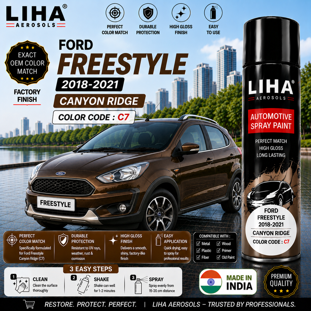 Ford Freestyle Canyon Ridge Touch Up Spray Paint – OEM Color Match | LIHA Aerosols 500ml