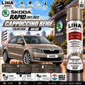 Skoda Rapid Cappuccino Beige Touch Up Spray Paint – OEM Color Match | LIHA Aerosols 500ml