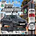 Skoda Slavia Carbon Steel Touch Up Spray Paint – OEM Color Match | LIHA Aerosols 500ml