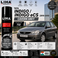 Tata Indigo / Indigo eCS Cavern Grey Touch Up Spray Paint – OEM Color Match | LIHA Aerosols 500ml