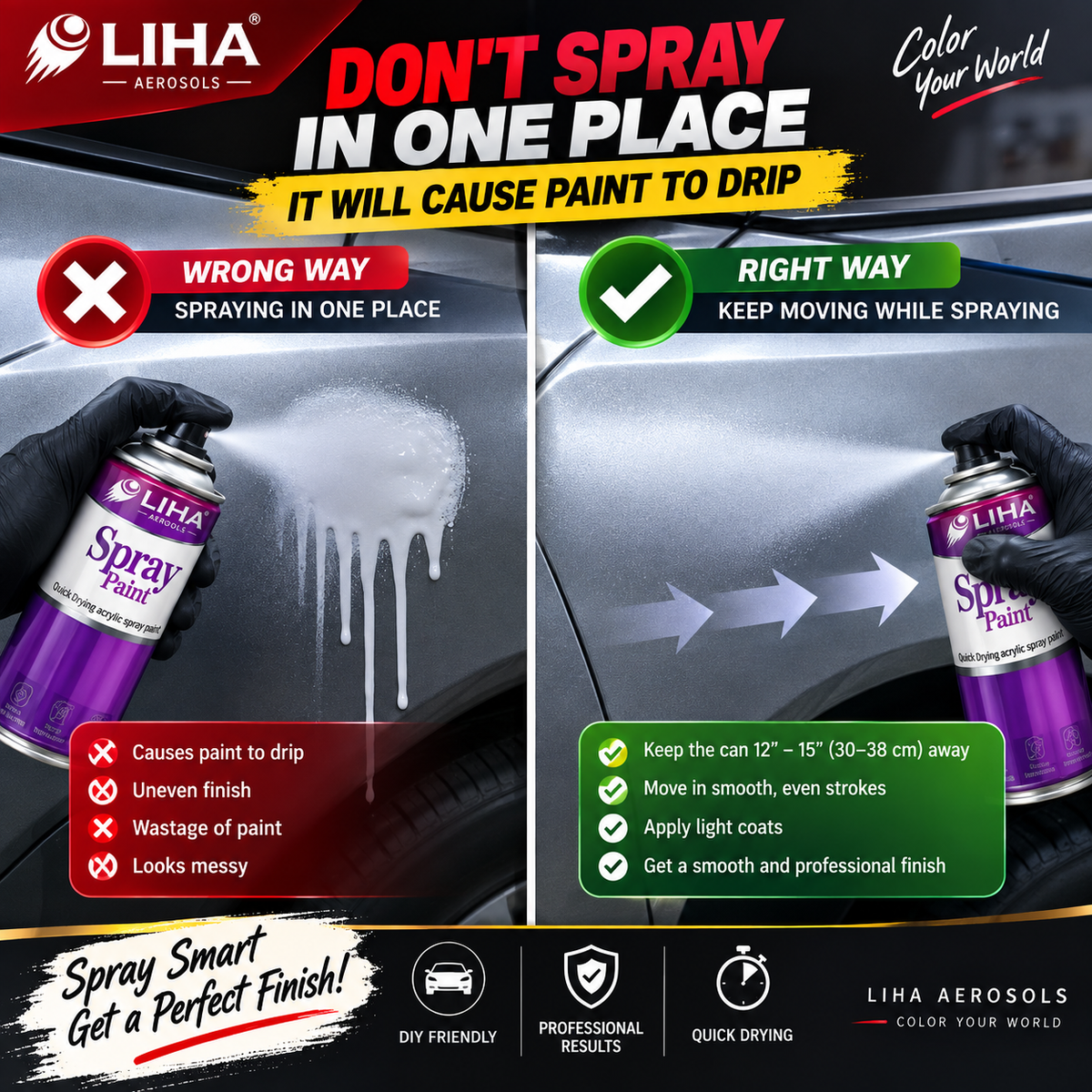 Hyundai Tucson Amazon Grey Touch Up Spray Paint – OEM Color Match | LIHA Aerosols 500ml