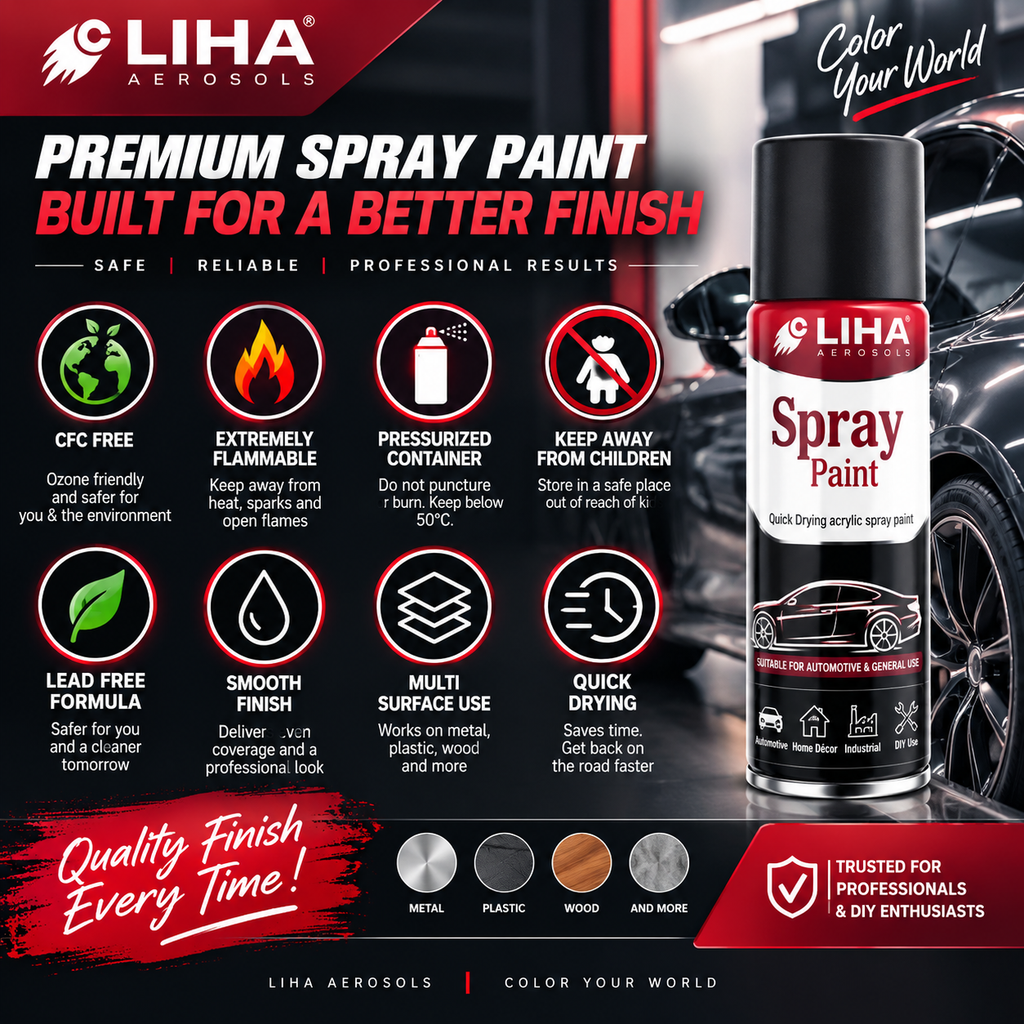 Mahindra Thar Everest White Touch Up Spray Paint – OEM Color Match | LIHA Aerosols 500ml