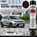 Mahindra KUV100 / KUV100 NXT Dazzling Silver Touch Up Spray Paint – OEM Color Match | LIHA Aerosols 500ml