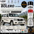 Mahindra Bolero Diamond White Touch Up Spray Paint – OEM Color Match | LIHA Aerosols 500ml