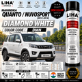 Mahindra Quanto / Nuvosport Diamond White Touch Up Spray Paint – OEM Color Match | LIHA Aerosols 500ml