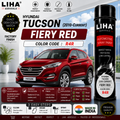 Hyundai Tucson Fiery Red Touch Up Spray Paint – OEM Color Match | LIHA Aerosols 500ml