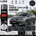 Toyota Yaris Grey Metallic Touch Up Spray Paint – OEM Color Match | LIHA Aerosols 500ml