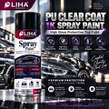 PU Clear Coat 1K Spray Paint | High Gloss Protective Top Coat