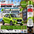 Datsun redi-GO Lime Green Touch Up Spray Paint – OEM Color Match | LIHA Aerosols 500ml