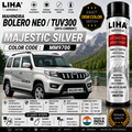 Mahindra Bolero Neo / TUV300 Majestic Silver Touch Up Spray Paint – OEM Color Match | LIHA Aerosols 500ml