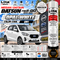 Datsun redi-GO Opal White Touch Up Spray Paint – OEM Color Match | LIHA Aerosols 500ml