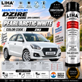 Maruti Suzuki Dzire / Swift Dzire Pearl Arctic White Touch Up Spray Paint – OEM Color Match | LIHA Aerosols 500ml