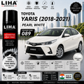 Toyota Yaris Pearl White Touch Up Spray Paint – OEM Color Match | LIHA Aerosols 500ml