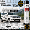 Mahindra Bolero Neo / TUV300 Pearl White Touch Up Spray Paint – OEM Color Match | LIHA Aerosols 500ml