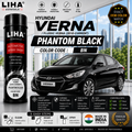 Hyundai Verna / Fluidic Verna Phantom Black Touch Up Spray Paint – OEM Color Match | LIHA Aerosols 500ml