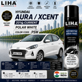 Hyundai Aura / Xcent Polar White Touch Up Spray Paint – OEM Color Match | LIHA Aerosols 500ml