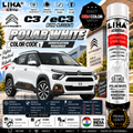 Citroen C3 / eC3 Polar White Touch Up Spray Paint – OEM Color Match | LIHA Aerosols 500ml