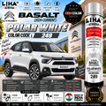 Citroen Basalt Polar White Touch Up Spray Paint – OEM Color Match | LIHA Aerosols 500ml