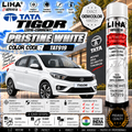 Tata Tigor Pristine White Touch Up Spray Paint – OEM Color Match | LIHA Aerosols 500ml