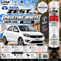 Tata Zest Pristine White Touch Up Spray Paint – OEM Color Match | LIHA Aerosols 500ml