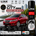 Honda City Radiant Red Metallic Touch Up Spray Paint – OEM Color Match | LIHA Aerosols 500ml