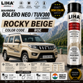 Mahindra Bolero Neo / TUV300 Rocky Beige Touch Up Spray Paint – OEM Color Match | LIHA Aerosols 500ml