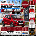 Datsun redi-GO Ruby Red Touch Up Spray Paint – OEM Color Match | LIHA Aerosols 500ml