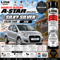Maruti Suzuki A-Star Silky Silver Touch Up Spray Paint – OEM Color Match | LIHA Aerosols 500ml