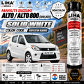 Maruti Suzuki Alto / Alto 800 Solid White Touch Up Spray Paint – OEM Color Match | LIHA Aerosols 500ml