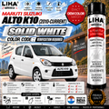 Maruti Suzuki Alto K10 Solid White Touch Up Spray Paint – OEM Color Match | LIHA Aerosols 500ml