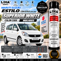 Maruti Suzuki Estilo / Zen Estilo Superior White Touch Up Spray Paint – OEM Color Match | LIHA Aerosols 500ml