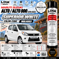 Maruti Suzuki Alto / Alto 800 Superior White Touch Up Spray Paint – OEM Color Match | LIHA Aerosols 500ml