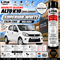 Maruti Suzuki Alto K10 Superior White Touch Up Spray Paint – OEM Color Match | LIHA Aerosols 500ml