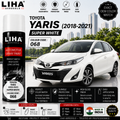 Toyota Yaris Super White Touch Up Spray Paint – OEM Color Match | LIHA Aerosols 500ml