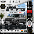 Hyundai Venue Titan Grey Touch Up Spray Paint – OEM Color Match | LIHA Aerosols 500ml