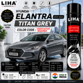 Hyundai Elantra Titan Grey Touch Up Spray Paint – OEM Color Match | LIHA Aerosols 500ml
