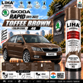 Skoda Rapid Toffee Brown Touch Up Spray Paint – OEM Color Match | LIHA Aerosols 500ml