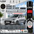 Hyundai Grand i10 / Grand i10 NIOS Typhoon Silver Touch Up Spray Paint – OEM Color Match | LIHA Aerosols 500ml
