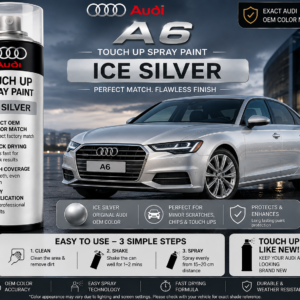 Audi A6 Ice Silver Touch Up Spray Paint – OEM Color Match | LIHA Aerosols 500ml