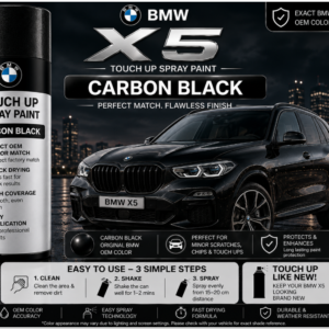 BMW X5 Carbon Black Touch Up Spray Paint – OEM Color Match | LIHA Aerosols 500ml
