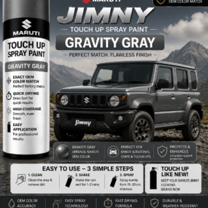 Maruti Suzuki Jimny Gravity Gray Touch Up Spray Paint – OEM Color Match | LIHA Aerosols 500ml