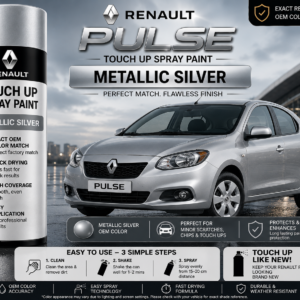 Renault Pulse Metallic Silver Touch Up Spray Paint – OEM Color Match | LIHA Aerosols 500ml