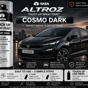 Tata Altroz Cosmo Dark Touch Up Spray Paint – OEM Color Match | LIHA Aerosols 500ml